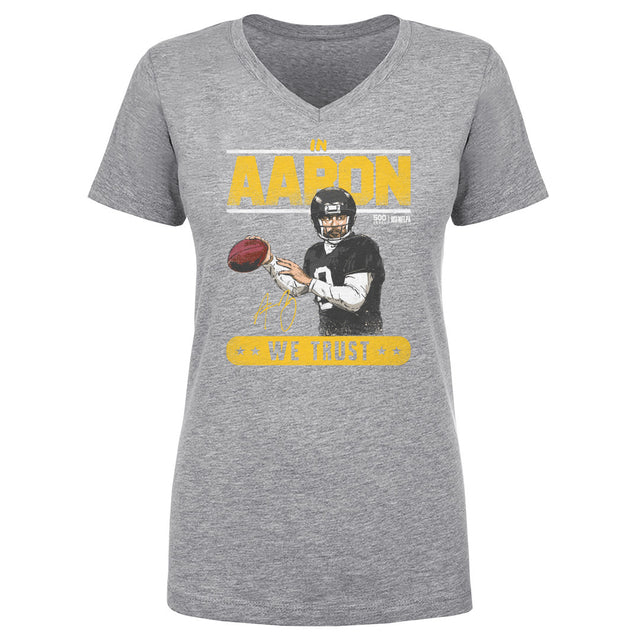 Aaron Rodgers Women's V-Neck T-Shirt | 500 LEVEL