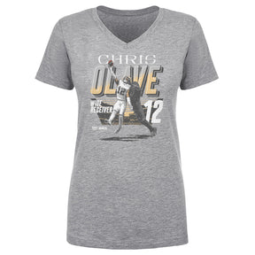 Chris Olave Women's V-Neck T-Shirt | 500 LEVEL