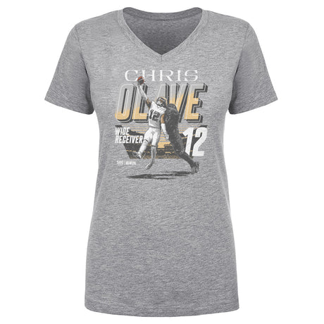 Chris Olave Women's V-Neck T-Shirt | 500 LEVEL