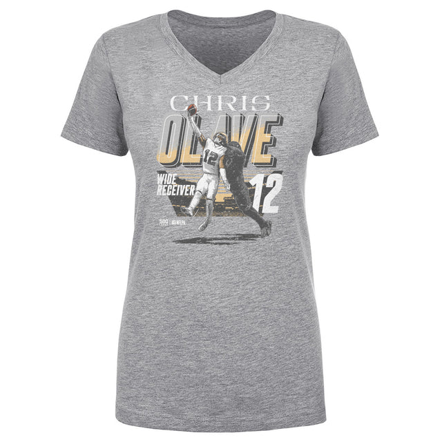 Chris Olave Women's V-Neck T-Shirt | 500 LEVEL