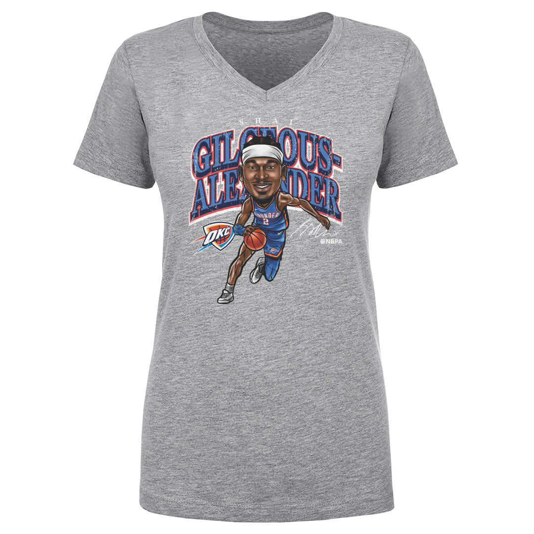 Shai Gilgeous-Alexander Women's V-Neck T-Shirt | 500 LEVEL