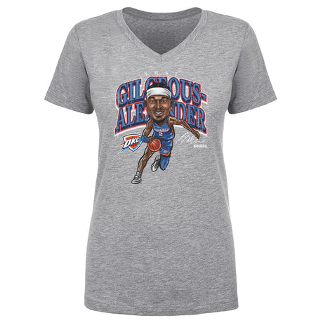 Shai Gilgeous-Alexander Women's V-Neck T-Shirt | 500 LEVEL