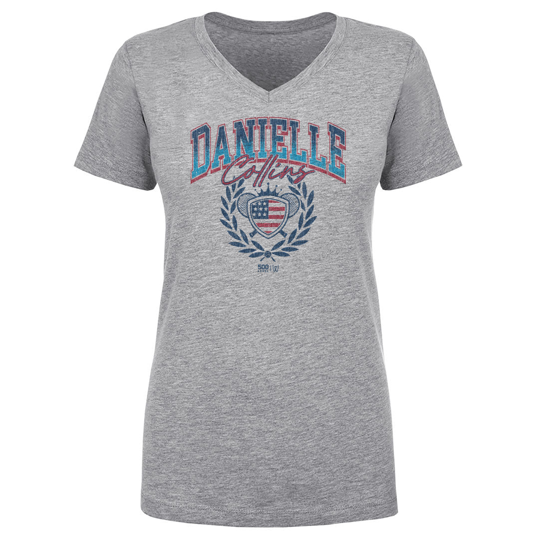 Danielle Collins Women's V-Neck T-Shirt | 500 LEVEL