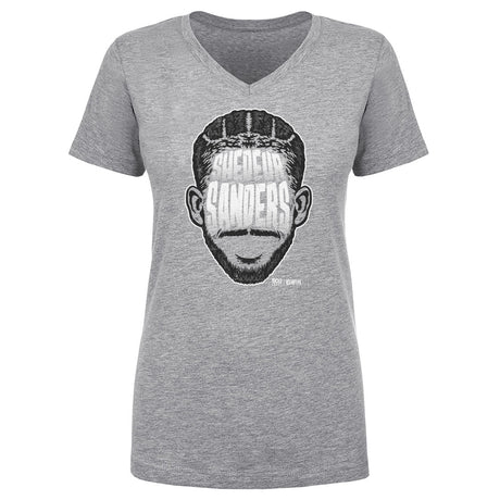 Shedeur Sanders Women's V-Neck T-Shirt | 500 LEVEL