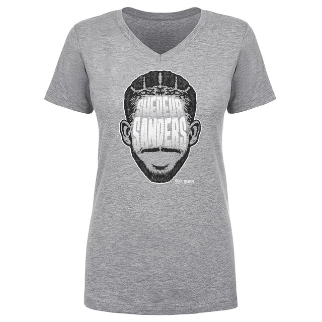 Shedeur Sanders Women's V-Neck T-Shirt | 500 LEVEL