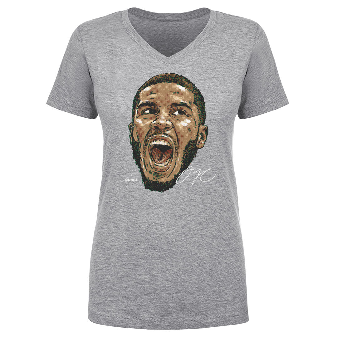 Jayson Tatum Women's V-Neck T-Shirt | 500 LEVEL