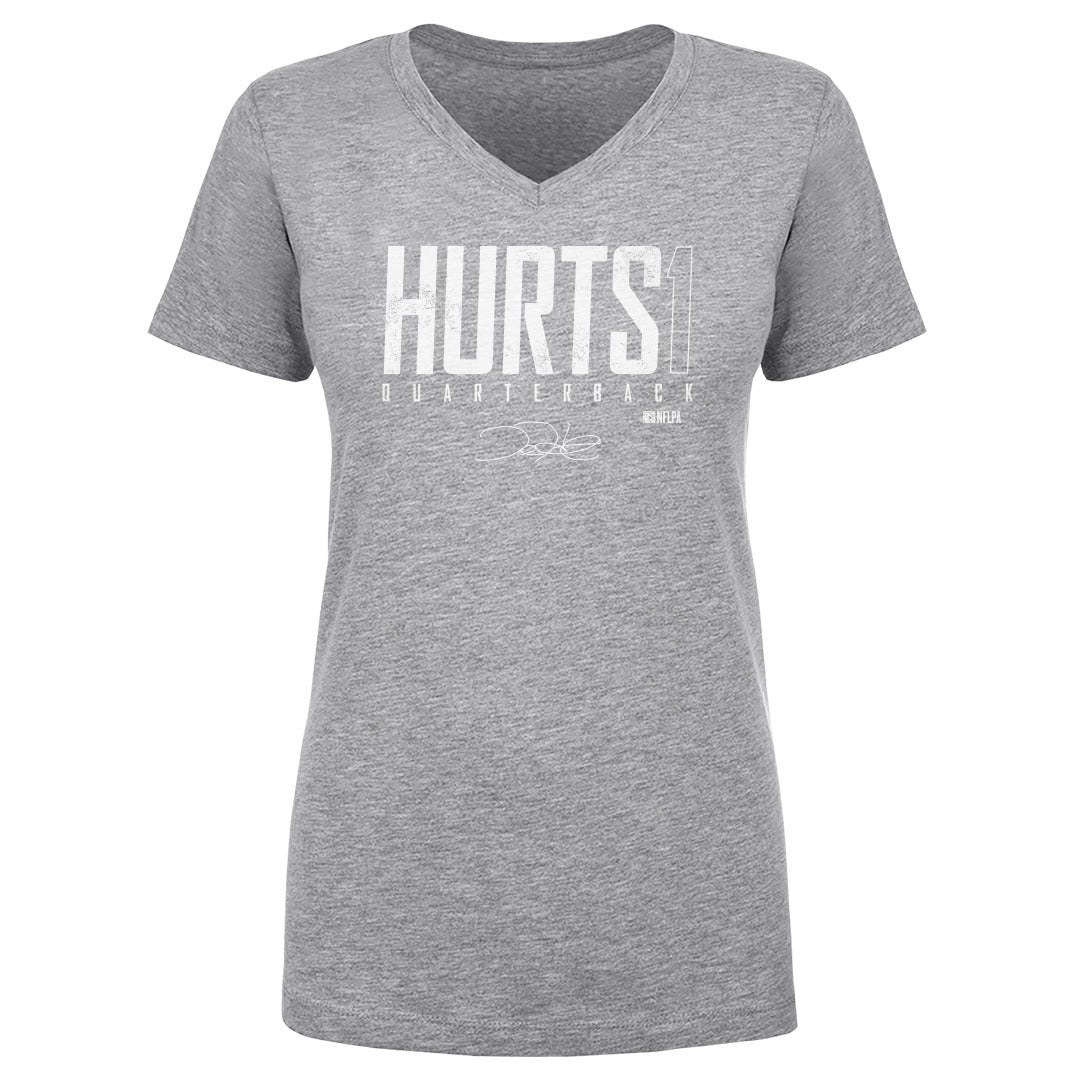 Jalen Hurts Women's V-Neck T-Shirt | 500 LEVEL