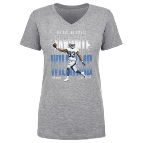 Javonte Williams Women's V-Neck T-Shirt | 500 LEVEL