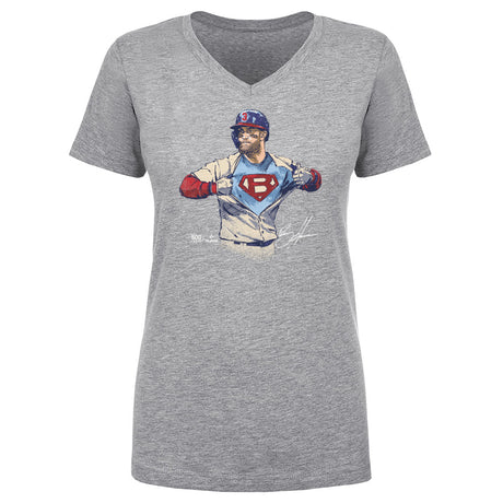 Bryce Harper Women's V-Neck T-Shirt | 500 LEVEL