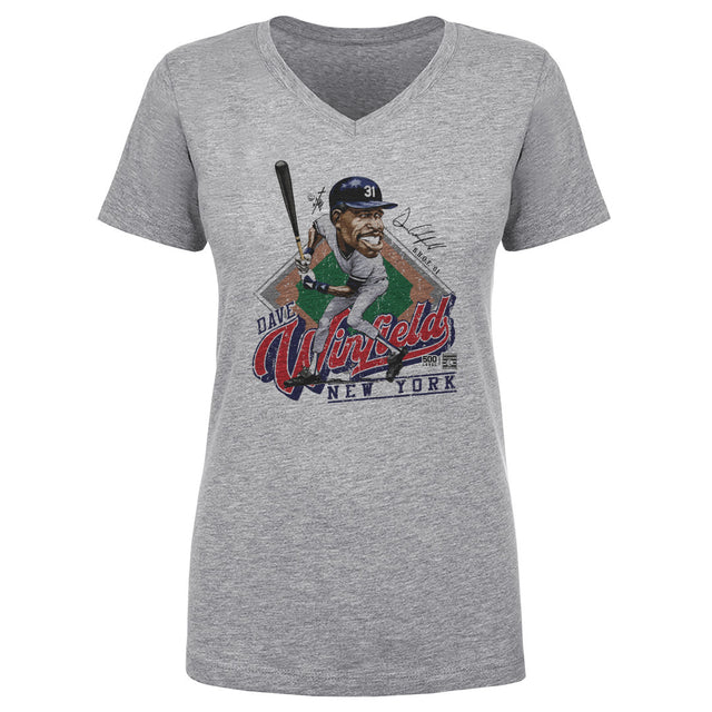 Dave Winfield Women's V-Neck T-Shirt | 500 LEVEL
