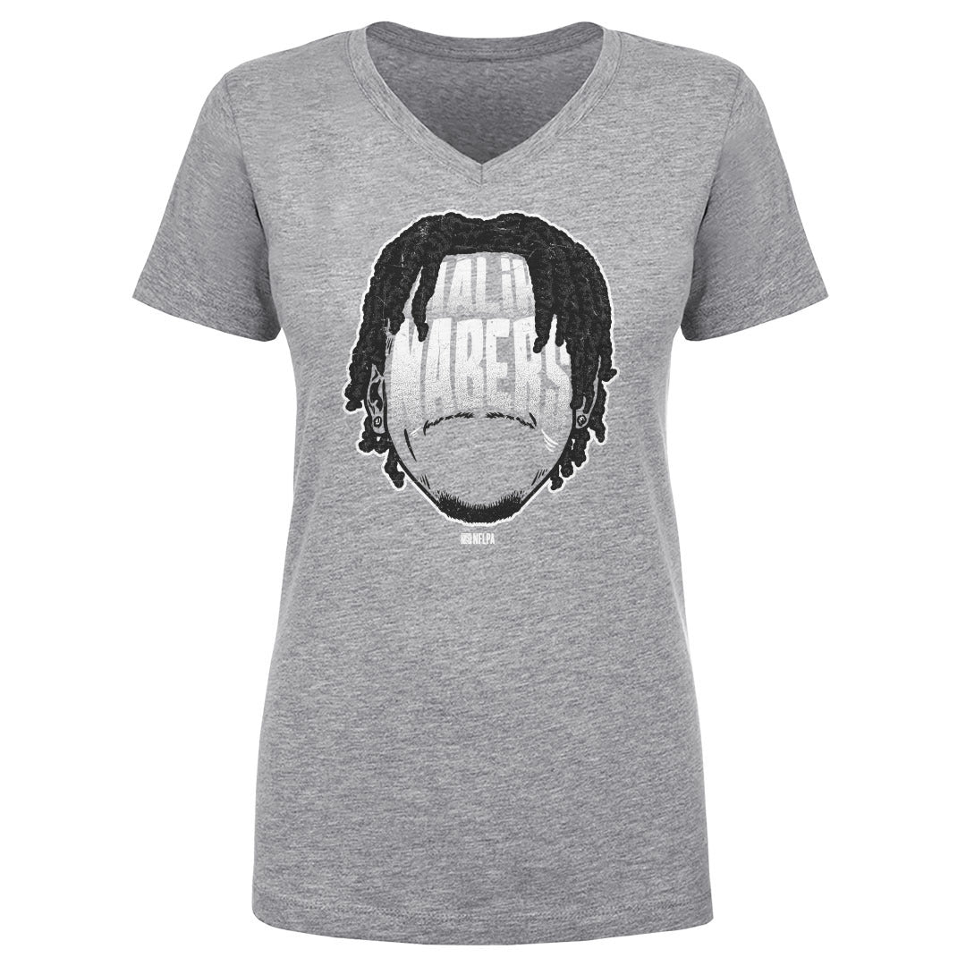 Malik Nabers Women's V-Neck T-Shirt | 500 LEVEL