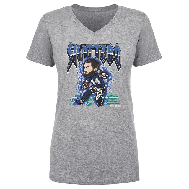 Cam Skattebo Women's V-Neck T-Shirt | 500 LEVEL
