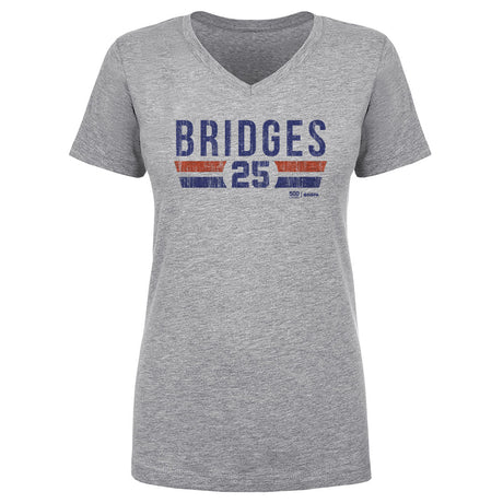 Mikal Bridges Women's V-Neck T-Shirt | 500 LEVEL