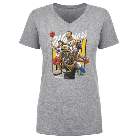 Golden State Warriors Women's V-Neck T-Shirt | 500 LEVEL