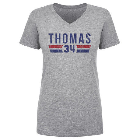 Thurman Thomas Women's V-Neck T-Shirt | 500 LEVEL