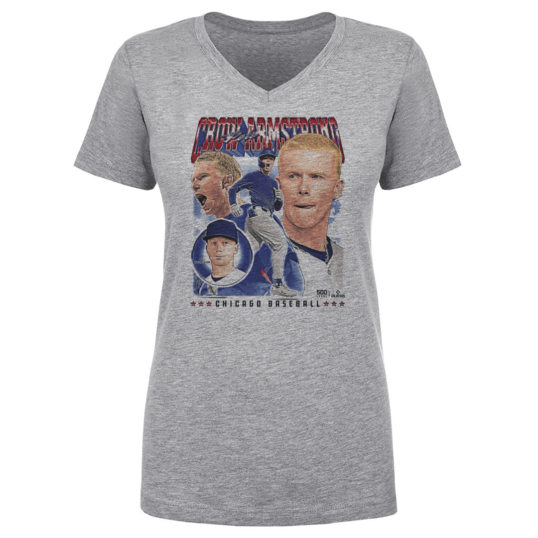 Pete Crow-Armstrong Women's V-Neck T-Shirt | 500 LEVEL