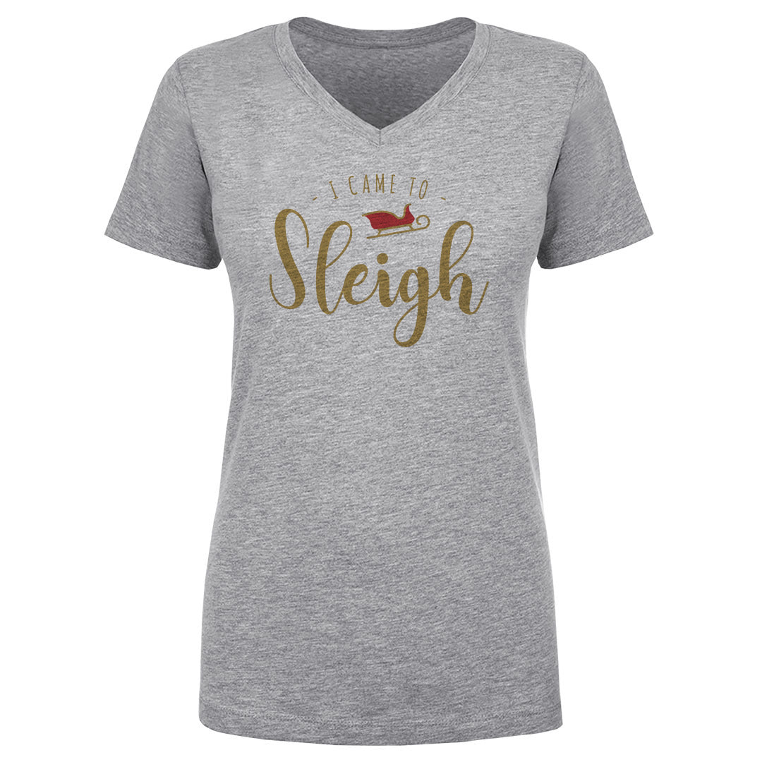 Christmas Women's V-Neck T-Shirt | 500 LEVEL