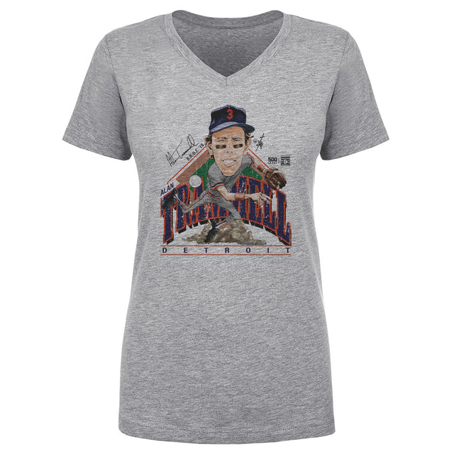 Alan Trammell Women's V-Neck T-Shirt | 500 LEVEL