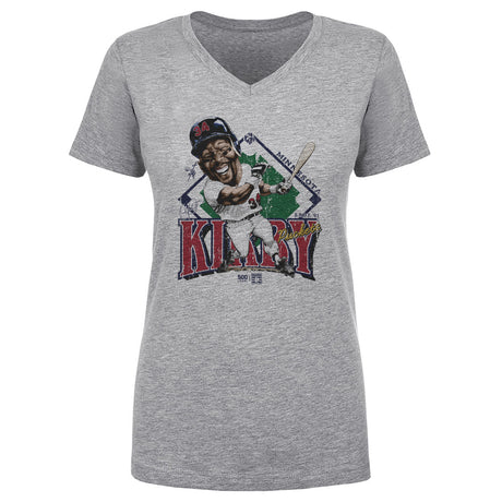 Kirby Puckett Women's V-Neck T-Shirt | 500 LEVEL