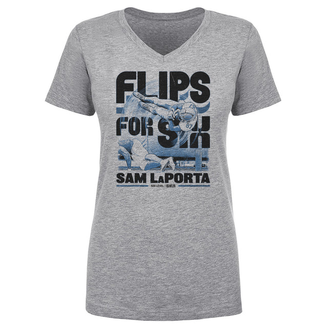Sam LaPorta Women's V-Neck T-Shirt | 500 LEVEL