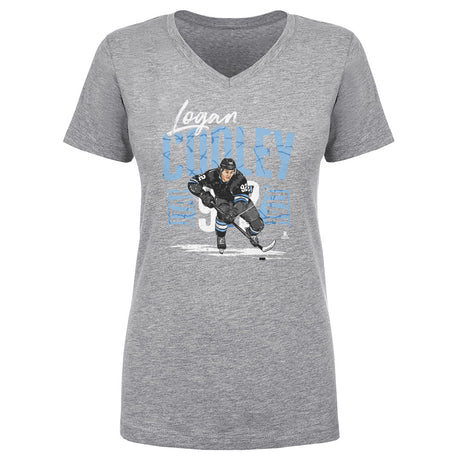Logan Cooley Women's V-Neck T-Shirt | 500 LEVEL