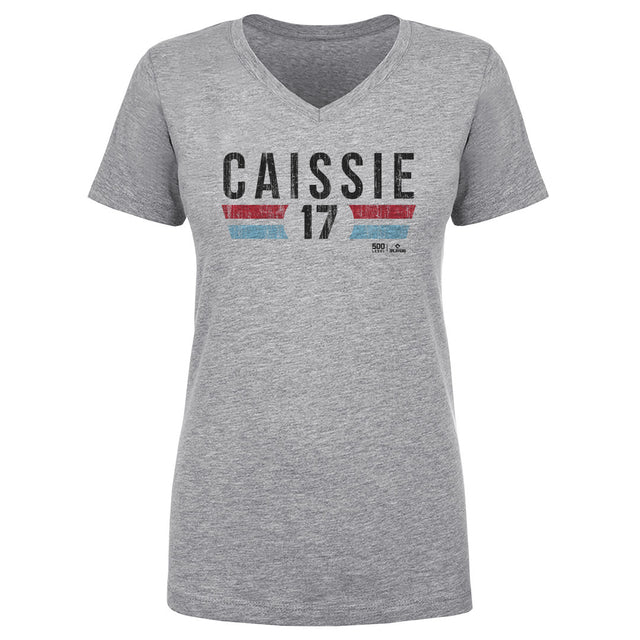 Owen Caissie Women's V-Neck T-Shirt | 500 LEVEL