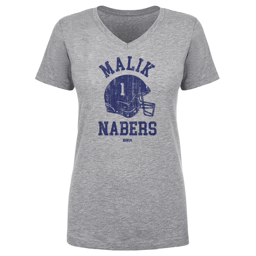 Malik Nabers Women's V-Neck T-Shirt | 500 LEVEL