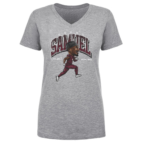 Deebo Samuel Women's V-Neck T-Shirt | 500 LEVEL