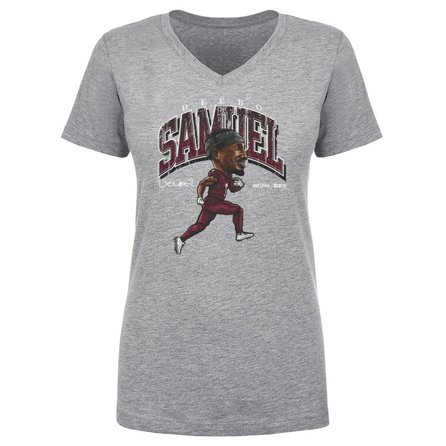 Deebo Samuel Women's V-Neck T-Shirt | 500 LEVEL