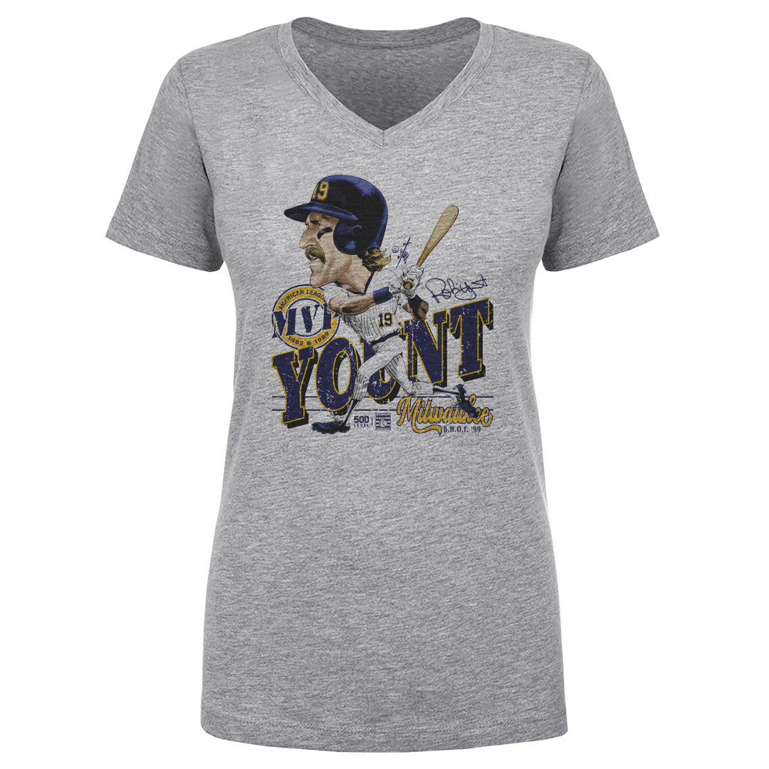 Robin Yount Women's V-Neck T-Shirt | 500 LEVEL