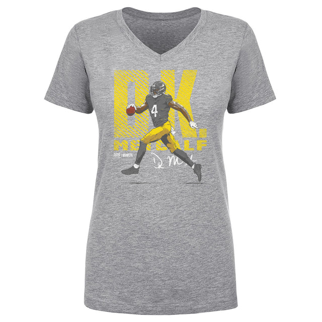DK Metcalf Women's V-Neck T-Shirt | 500 LEVEL