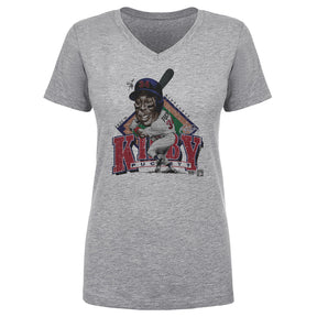Kirby Puckett Women's V-Neck T-Shirt | 500 LEVEL