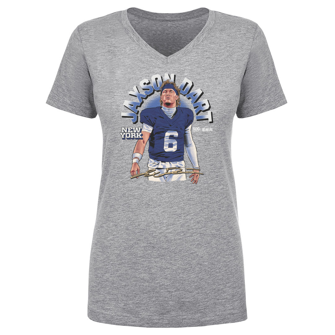 Jaxson Dart Women's V-Neck T-Shirt | 500 LEVEL