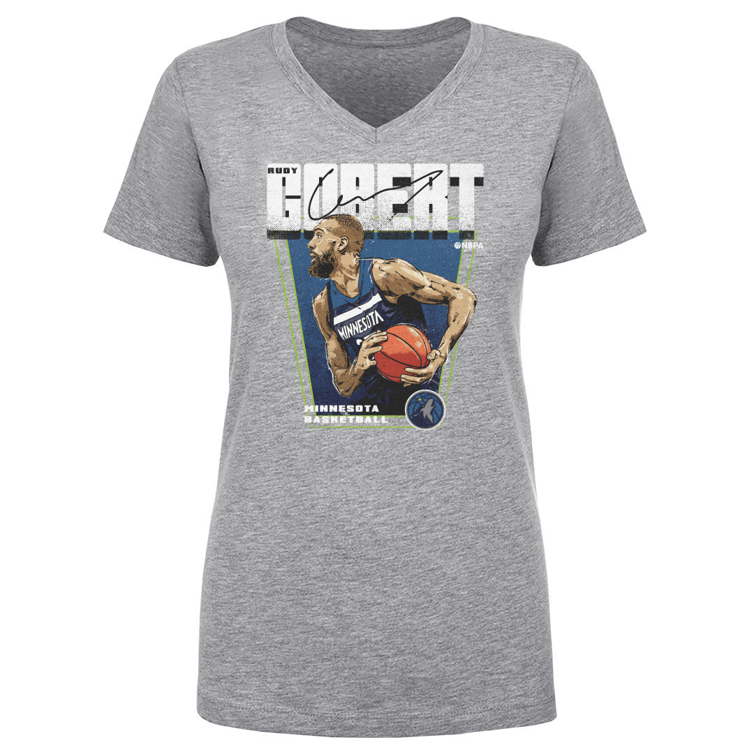 Rudy Gobert Women's V-Neck T-Shirt | 500 LEVEL