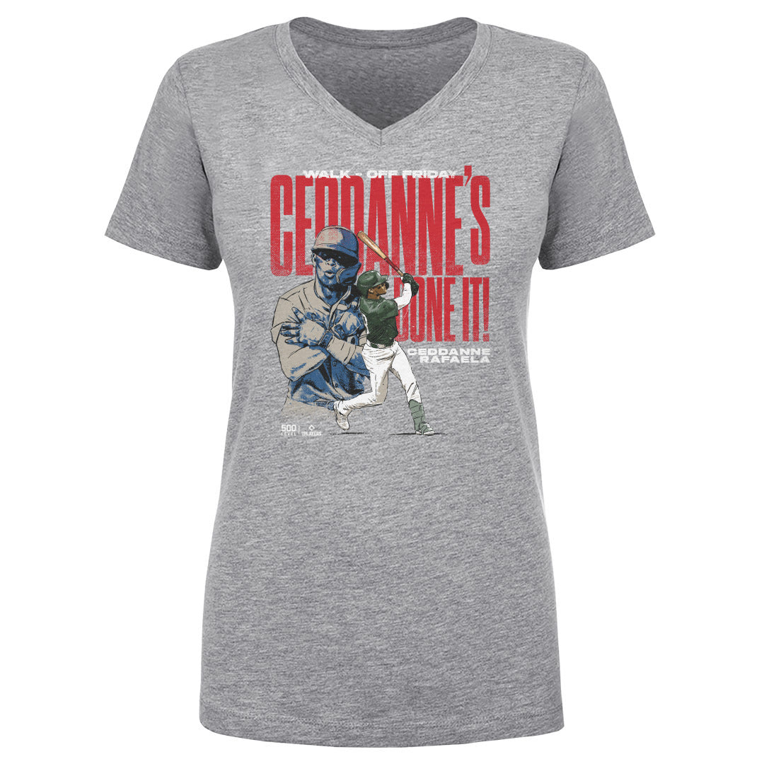 Ceddanne Rafaela Women's V-Neck T-Shirt | 500 LEVEL