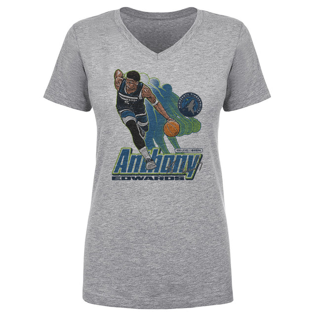 Anthony Edwards Women's V-Neck T-Shirt | 500 LEVEL