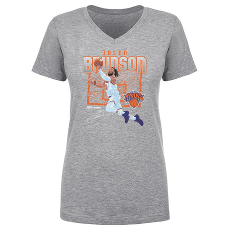 Jalen Brunson Women's V-Neck T-Shirt | 500 LEVEL