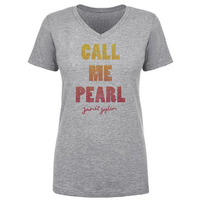 Janis Joplin Women's V-Neck T-Shirt | 500 LEVEL