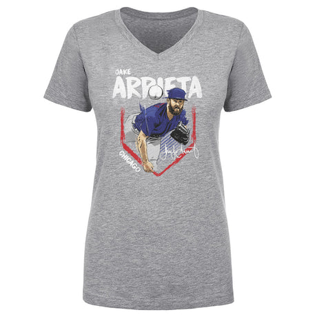 Jake Arrieta Women's V-Neck T-Shirt | 500 LEVEL