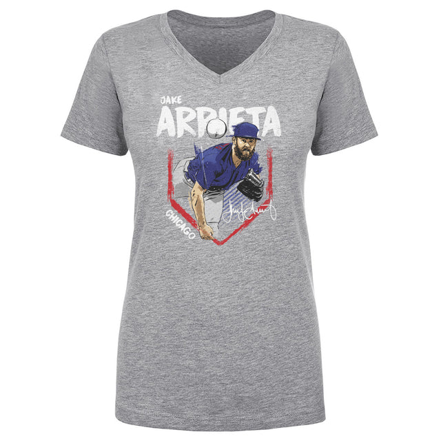 Jake Arrieta Women's V-Neck T-Shirt | 500 LEVEL