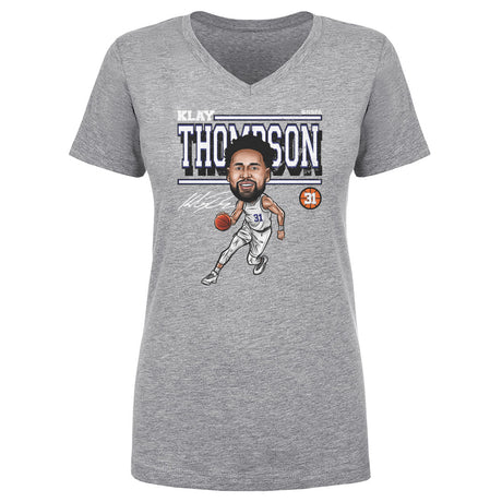 Klay Thompson Women's V-Neck T-Shirt | 500 LEVEL