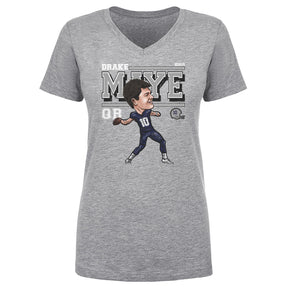 Drake Maye Women's V-Neck T-Shirt | 500 LEVEL