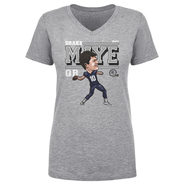 Drake Maye Women's V-Neck T-Shirt | 500 LEVEL