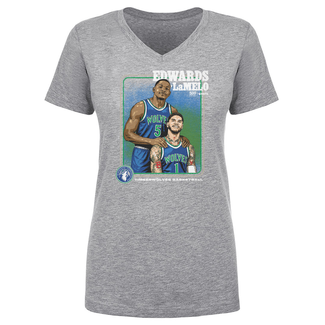 Anthony Edwards Women's V-Neck T-Shirt | 500 LEVEL