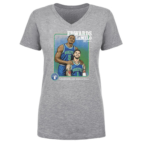 Anthony Edwards Women's V-Neck T-Shirt | 500 LEVEL