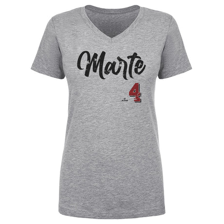 Ketel Marte Women's V-Neck T-Shirt | 500 LEVEL