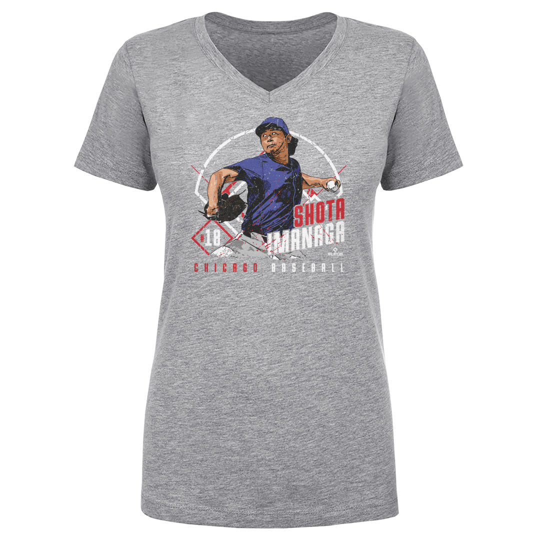 Shota Imanaga Women's V-Neck T-Shirt | 500 LEVEL