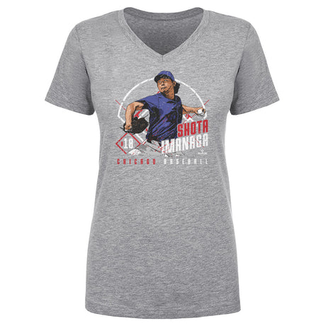 Shota Imanaga Women's V-Neck T-Shirt | 500 LEVEL