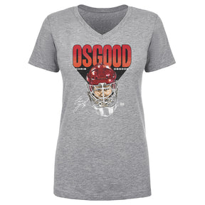 Chris Osgood Women's V-Neck T-Shirt | 500 LEVEL