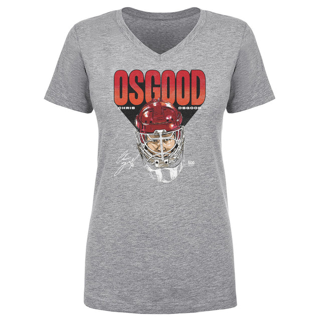 Chris Osgood Women's V-Neck T-Shirt | 500 LEVEL